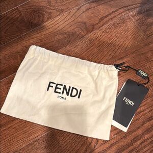 Fendi Beige Storage Pouch